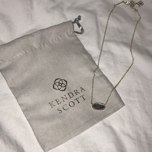 Kendra Scott abalone necklace